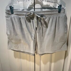 Women's Gray Pajama Shorts